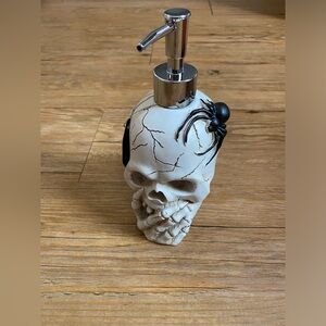 skeleton head soap dispenser